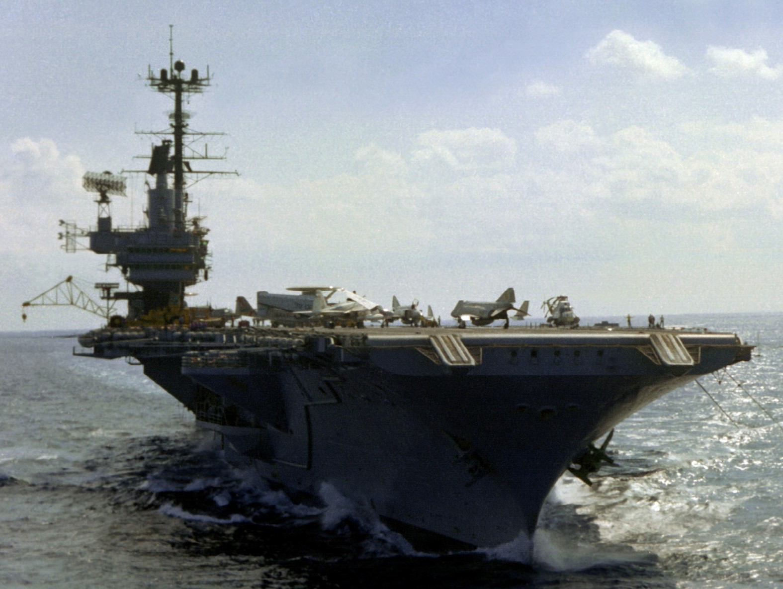 uss independence cv-62 forrestal class aircraft carrier air wing 31