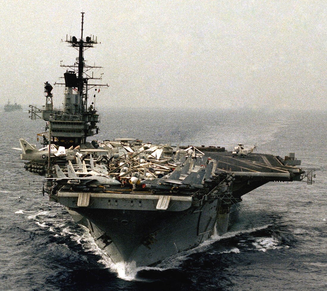 uss independence cv-62 forrestal class aircraft carrier air wing cvw-6 lebanon crisis 1983 50