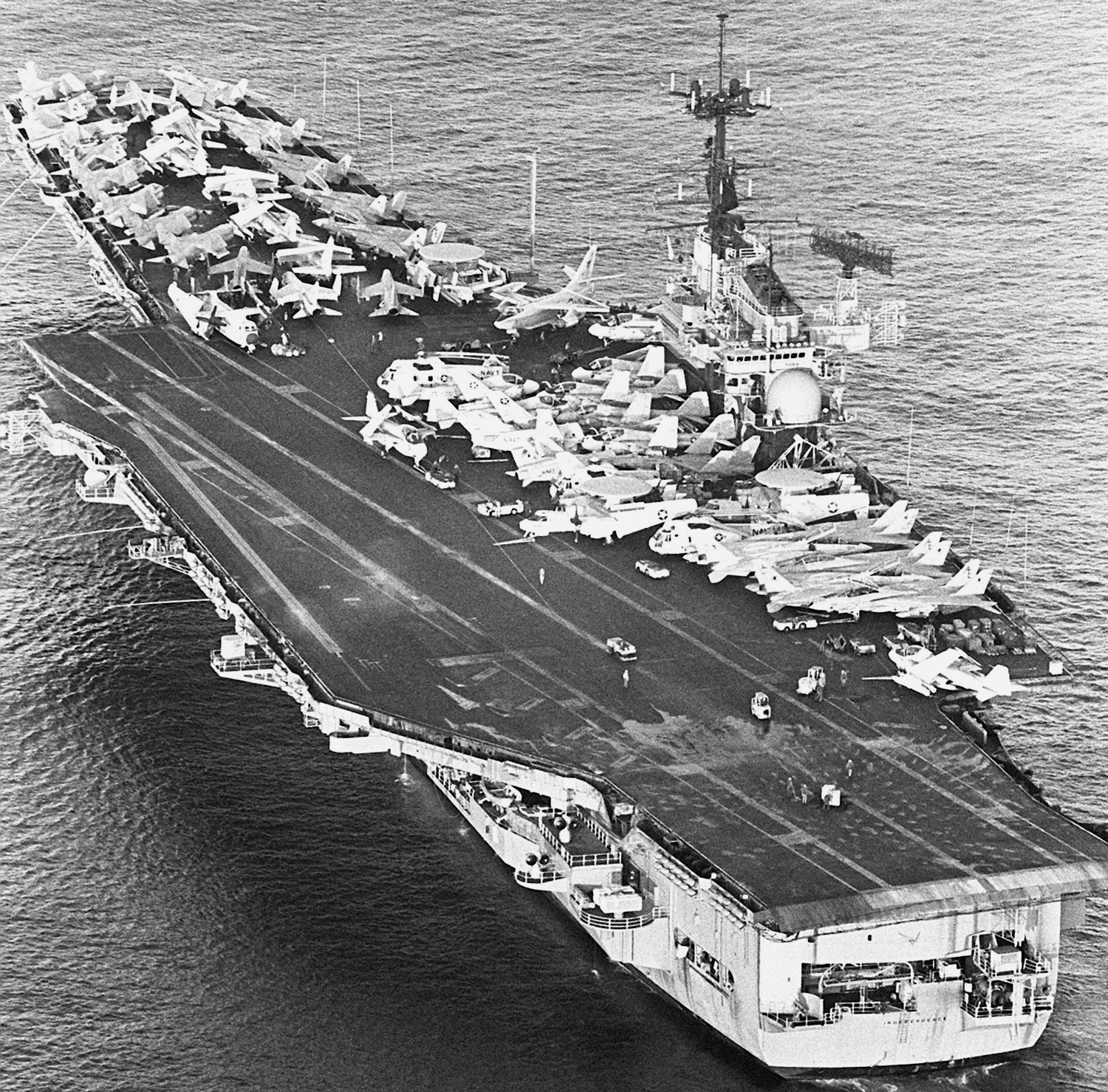 uss independence cv-62 forrestal class aircraft carrier air wing cvw-6 57