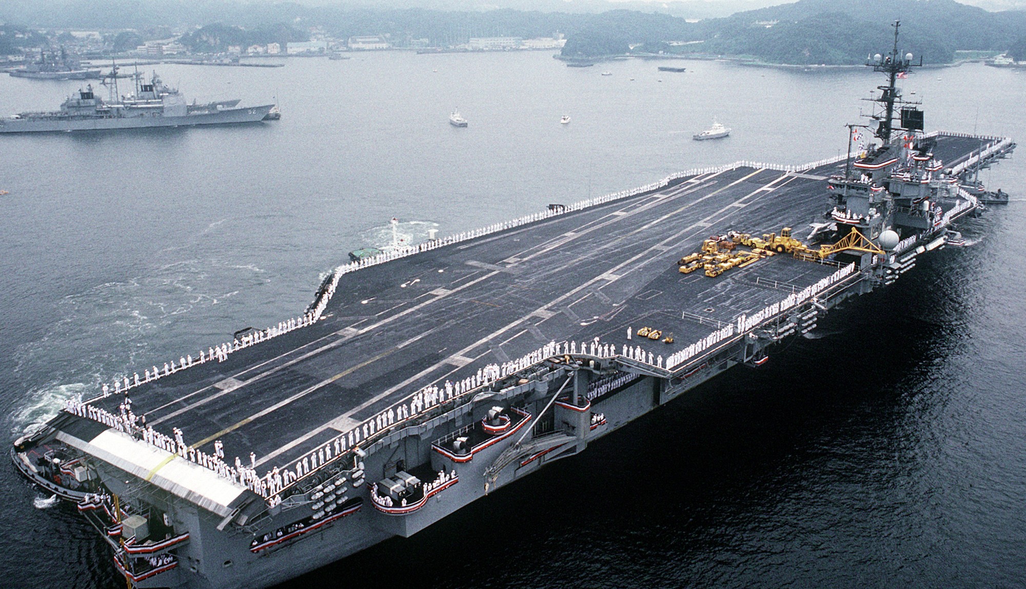 uss independence cv-62 forrestal class aircraft carrier air wing cvw-5 103