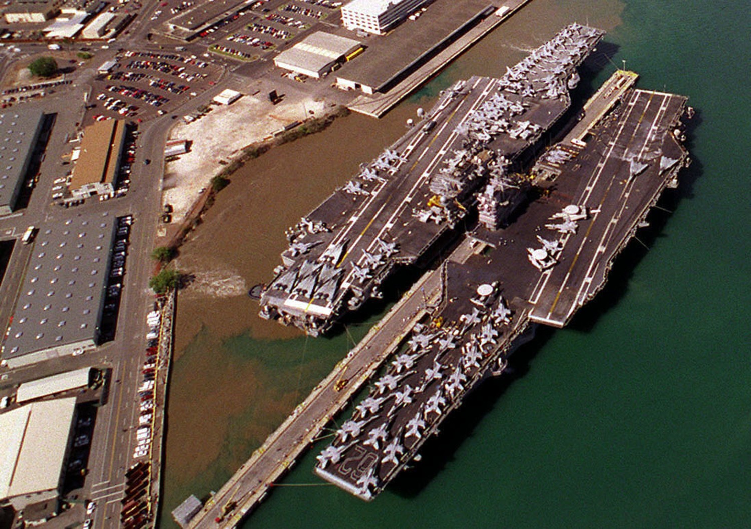 uss independence cv-62 forrestal class aircraft carrier exercise rimpac 1998 pearl harbor 134