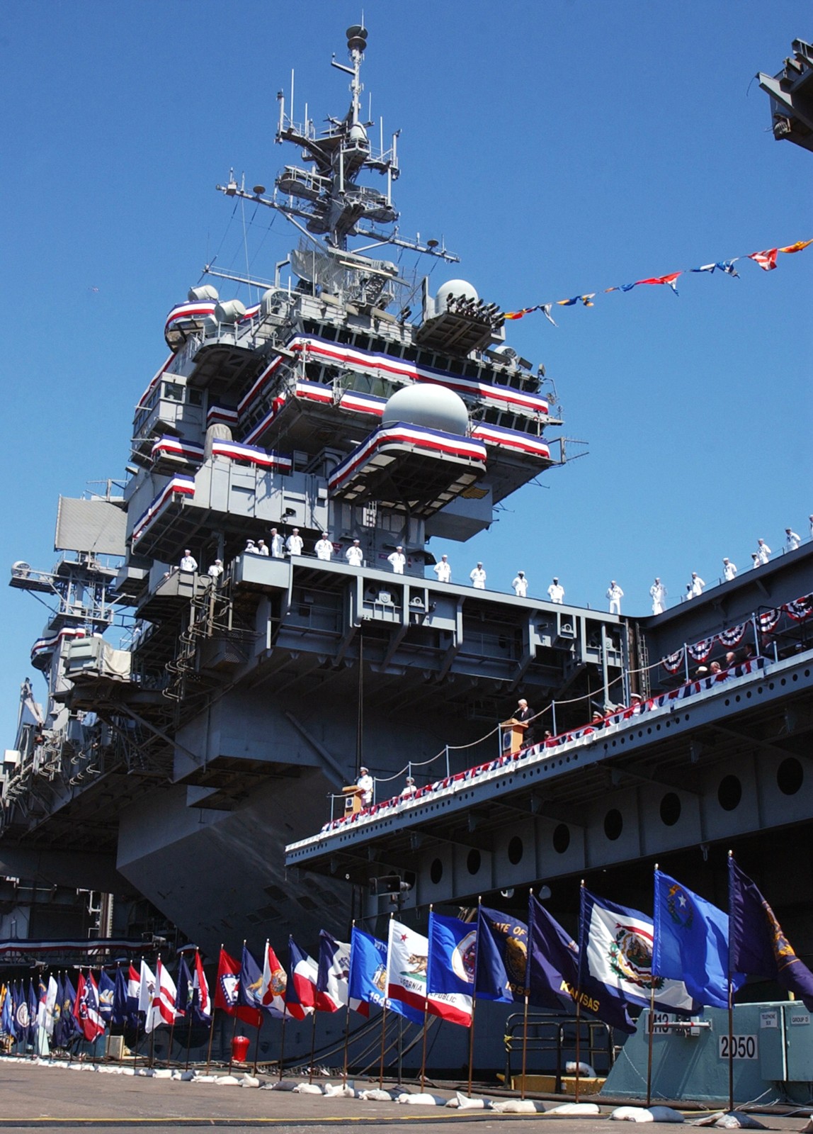 USS CONSTELLATION CV-64 U.S NAVY SHIP HAT PATCH CARRIER USA MADE