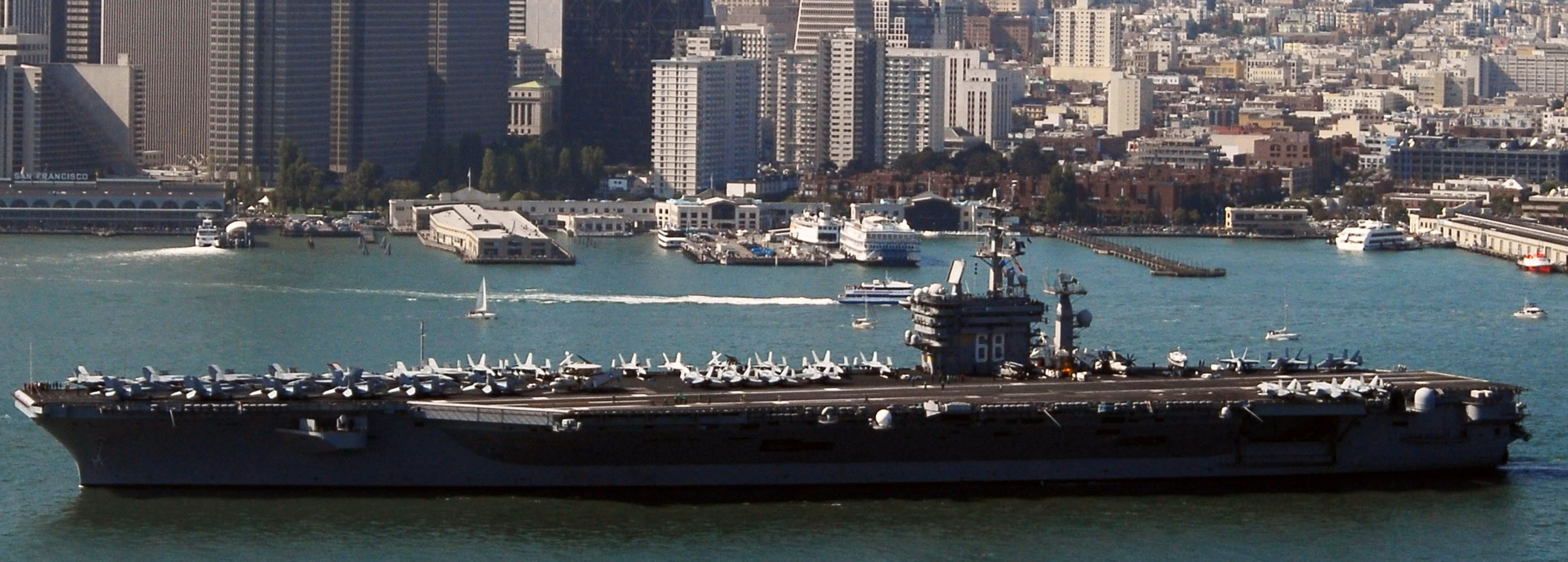 cvn-68 uss nimitz aircraft carrier air wing cvw-11 us navy san francisco fleet week 159