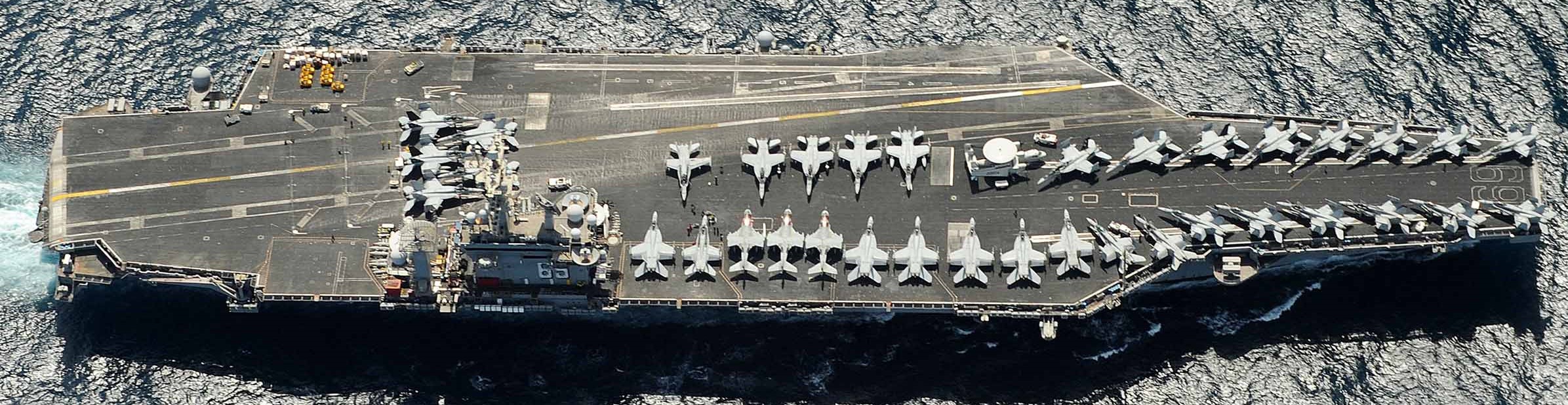 cvn-69 uss dwight d. eisenhower aircraft carrier air wing cvw-7 us navy 90