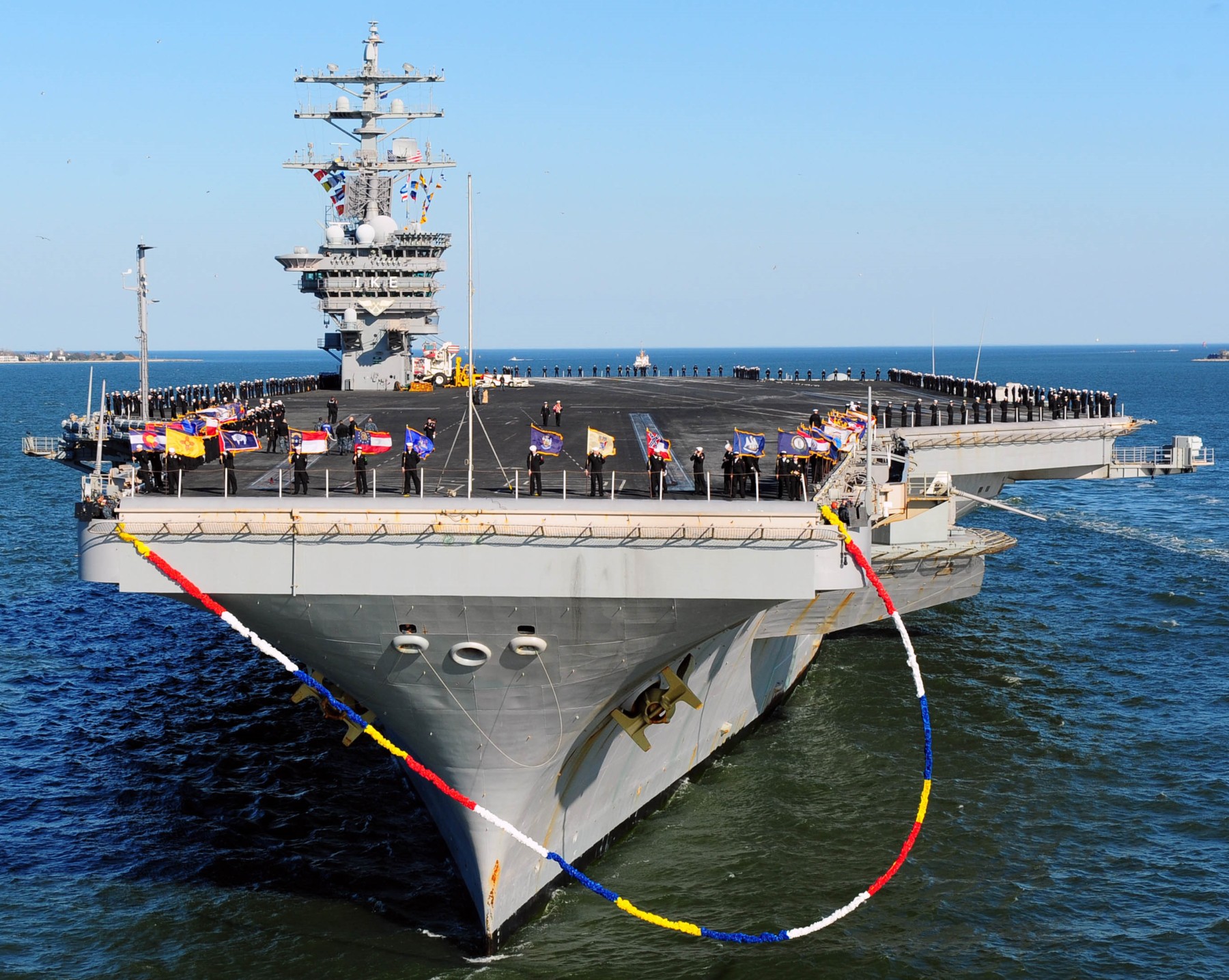 uss dwight d. eisenhower cvn-69 aircraft carrier us navy 2012 106 norfolk virginia