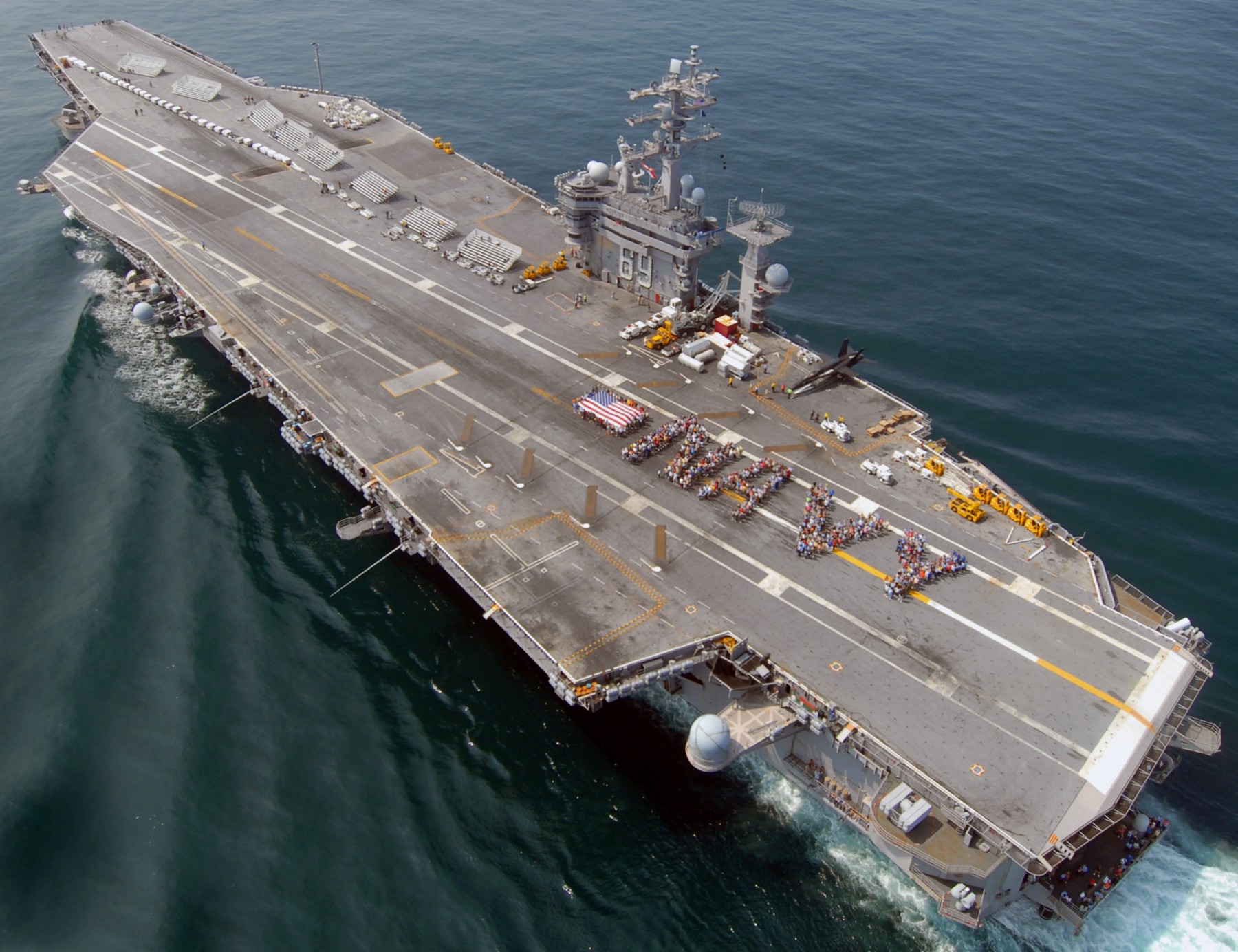 cvn-69 uss dwight d. eisenhower aircraft carrier us navy 393