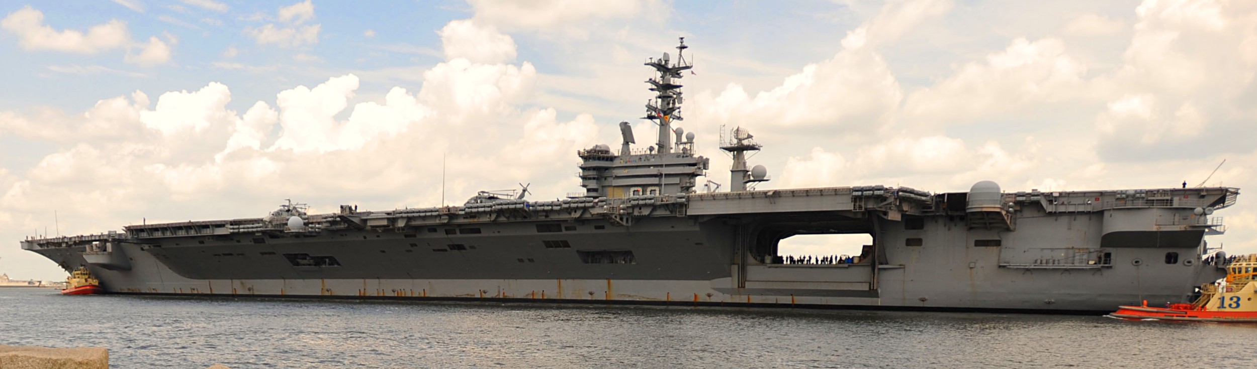 cvn-69 uss dwight d. eisenhower aircraft carrier us navy mayport florida 403