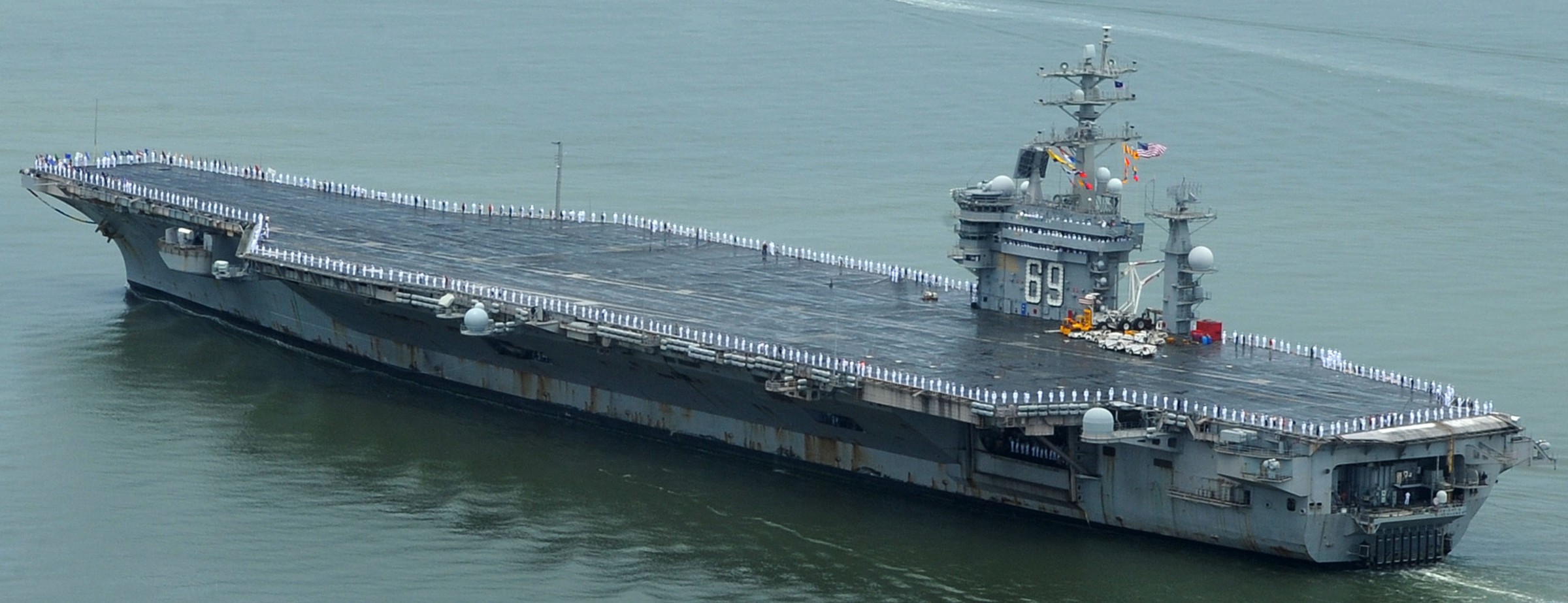 cvn-69 uss dwight d. eisenhower aircraft carrier us navy 410