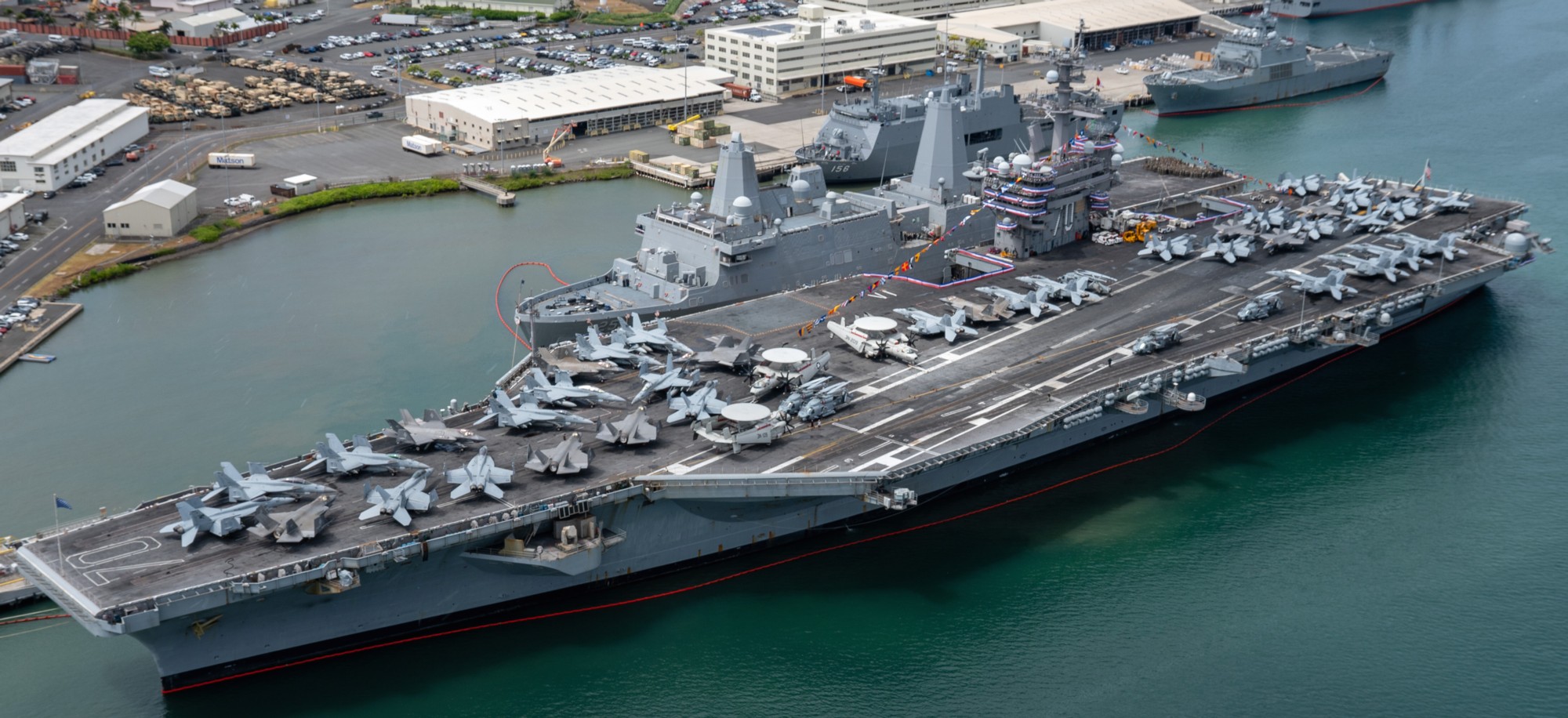 cvn-70 uss carl vinson nimitz class aircraft carrier air wing cvw-2 pearl harbor hickam rimpac 2024 393