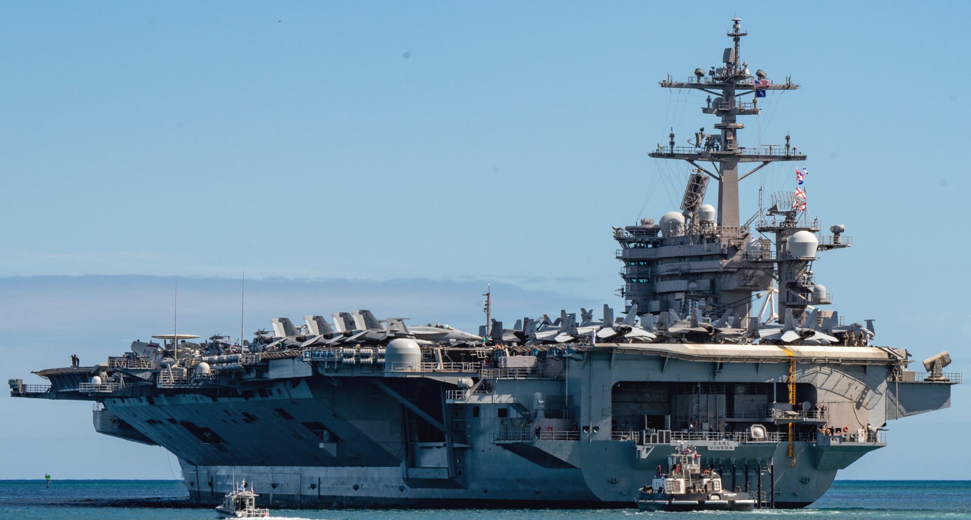 cvn-70 uss carl vinson nimitz class aircraft carrier air wing cvw-2 rimpac 2024 pearl harbor 394