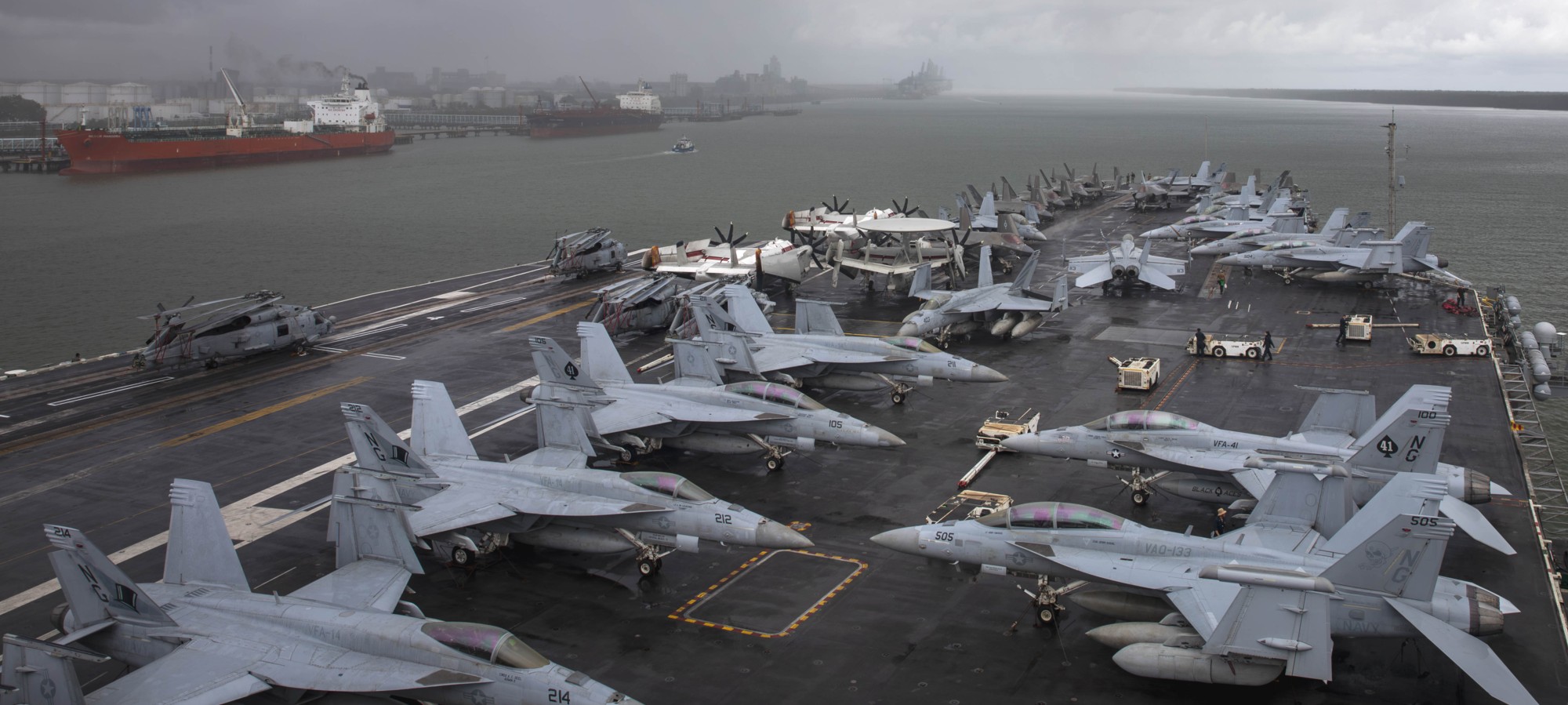 cvn-72 uss abraham lincoln aircraft carrier kuala lumpur malaysia 2024 214