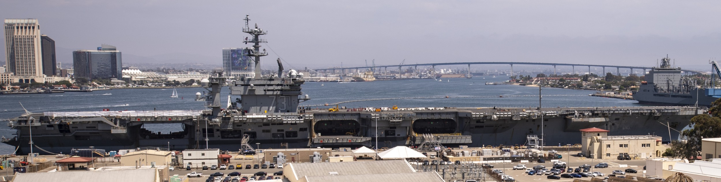 cvn-73 uss george washington nimitz class aircraft carrier nas north island san diego california 2024 160