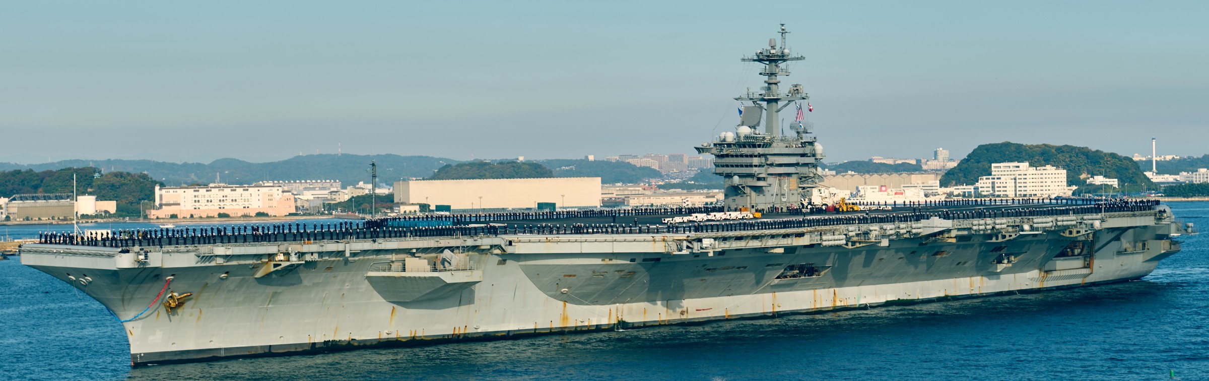 cvn-73 uss george washington arriving fleet activities yokosuka japan 2024 169