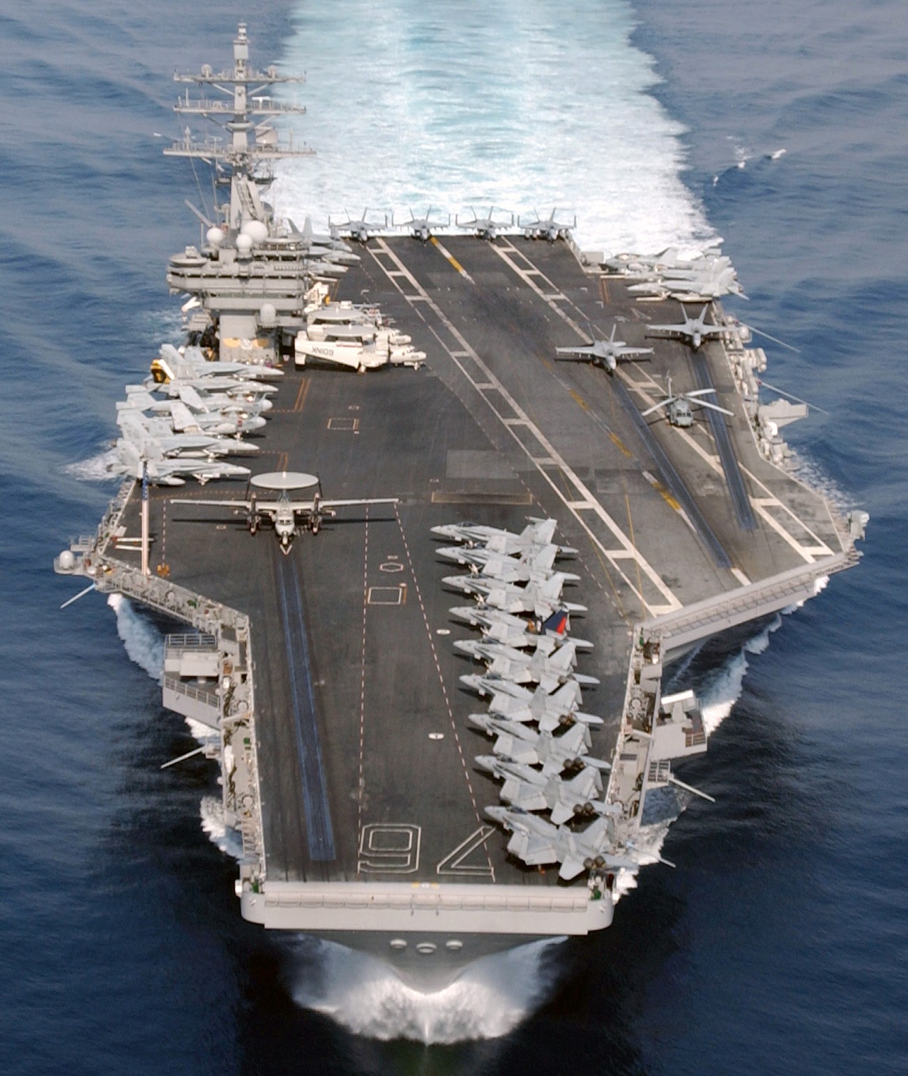 cvn-76 uss ronald reagan aircraft carrier cvw-14 2005 02