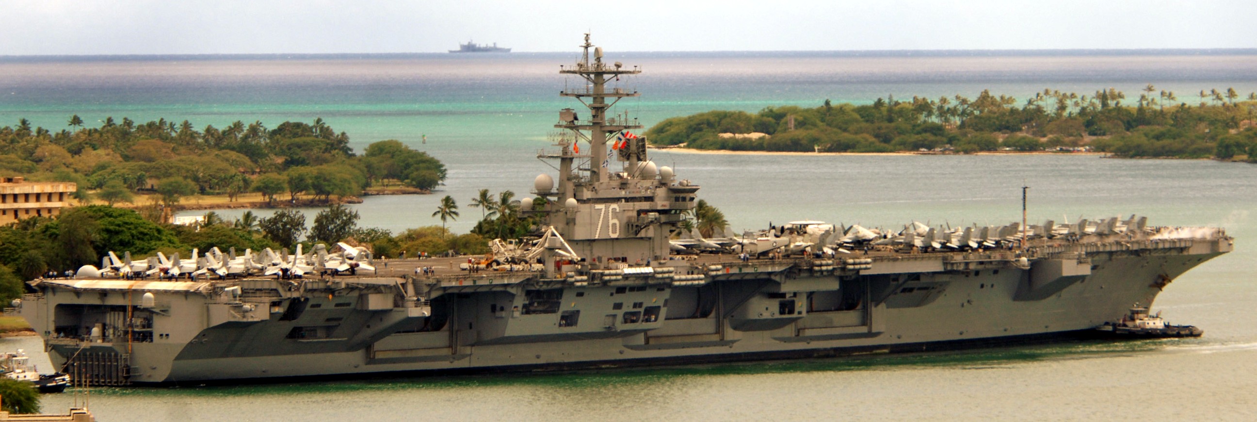 cvn-76 uss ronald reagan aircraft carrier cvw-14 2007 56 pearl harbor hawaii