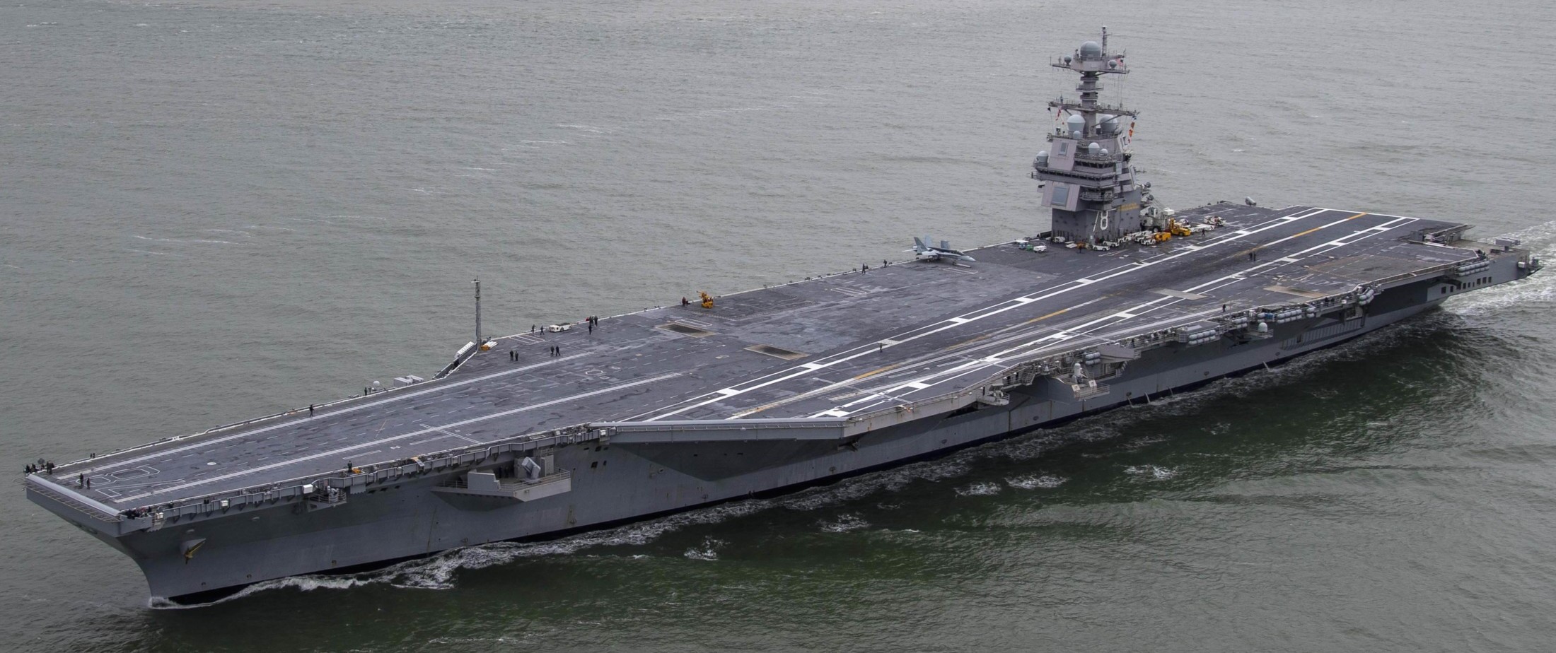 cvn-78 uss gerald r. ford aircraft carrier departing norfolk maiden deployment 59