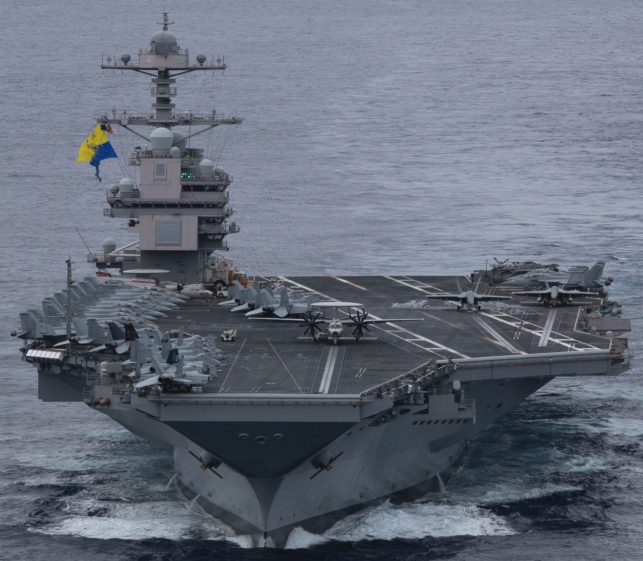 cvn-78 uss gerald r. ford aircraft carrier air wing cvw-8 us navy exercise silent wolverine 2022 atlantic 72