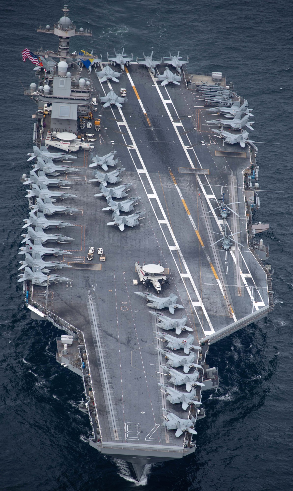 cvn-78 uss gerald r. ford aircraft carrier air wing cvw-8 us navy north sea 91