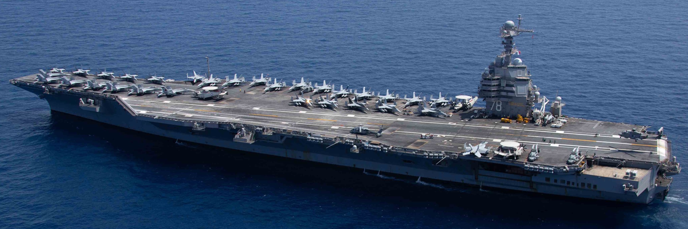 cvn-78 uss gerald r. ford aircraft carrier air wing cvw-8 us navy adriatic sea 104