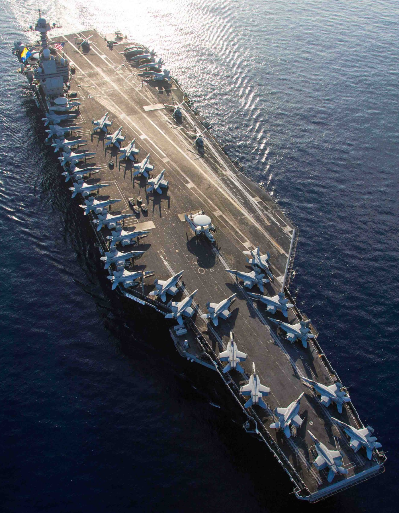 cvn-78 uss gerald r. ford aircraft carrier air wing cvw-8 us navy ionian sea 112