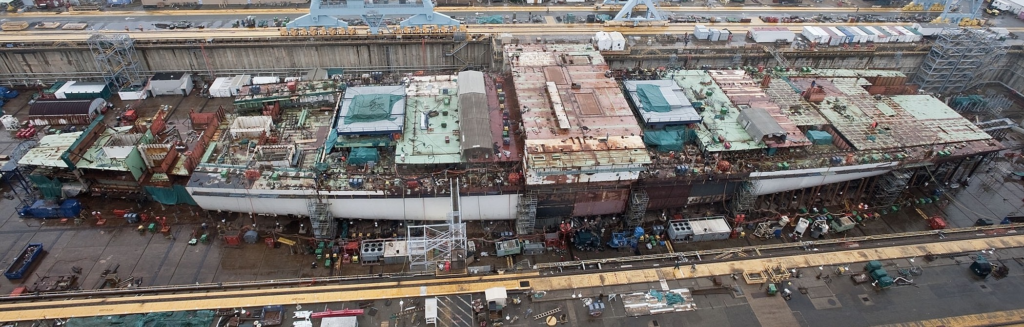 cvn-78 uss gerald r. ford aircraft carrier us navy construction newport news shipbuilding 2011 03