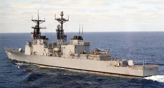 dd 964 uss paul f. foster spruance class destroyer us navy