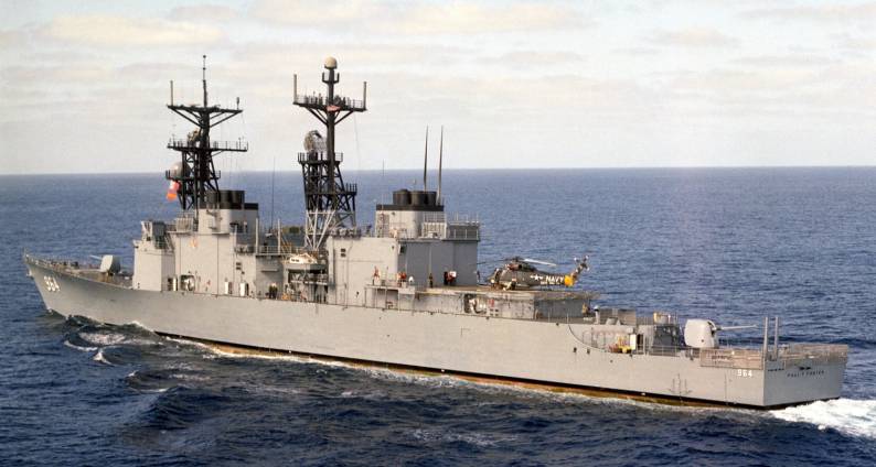 dd 964 uss paul f. foster spruance class destroyer