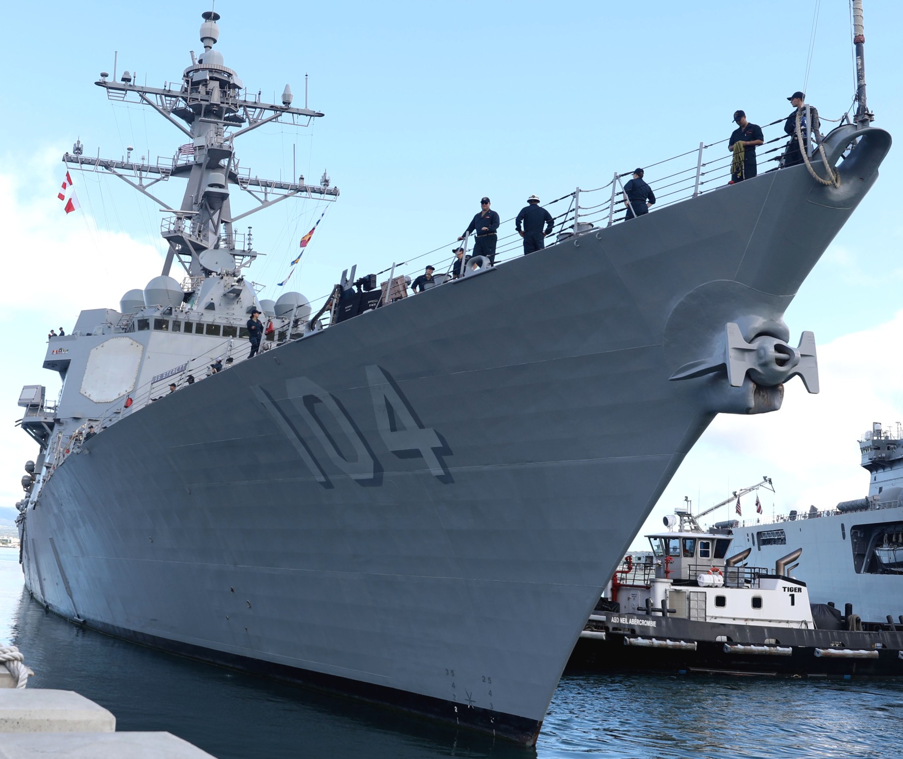 ddg-104 uss sterett arleigh burke class guided missile destroyer rimpac 2024 hawaii 94