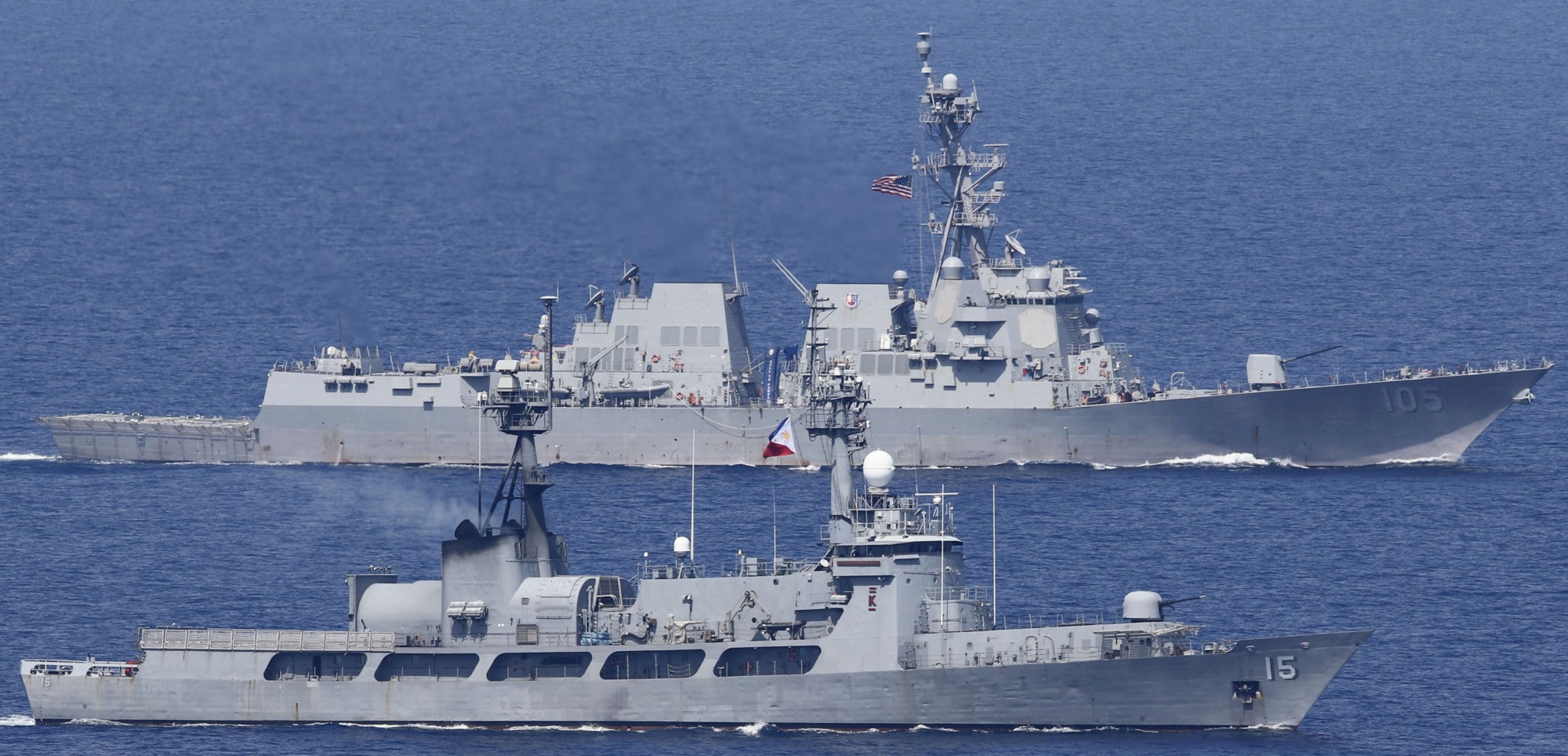 ddg-105 uss dewey arleigh burke class guided missile destroyer south china sea 140