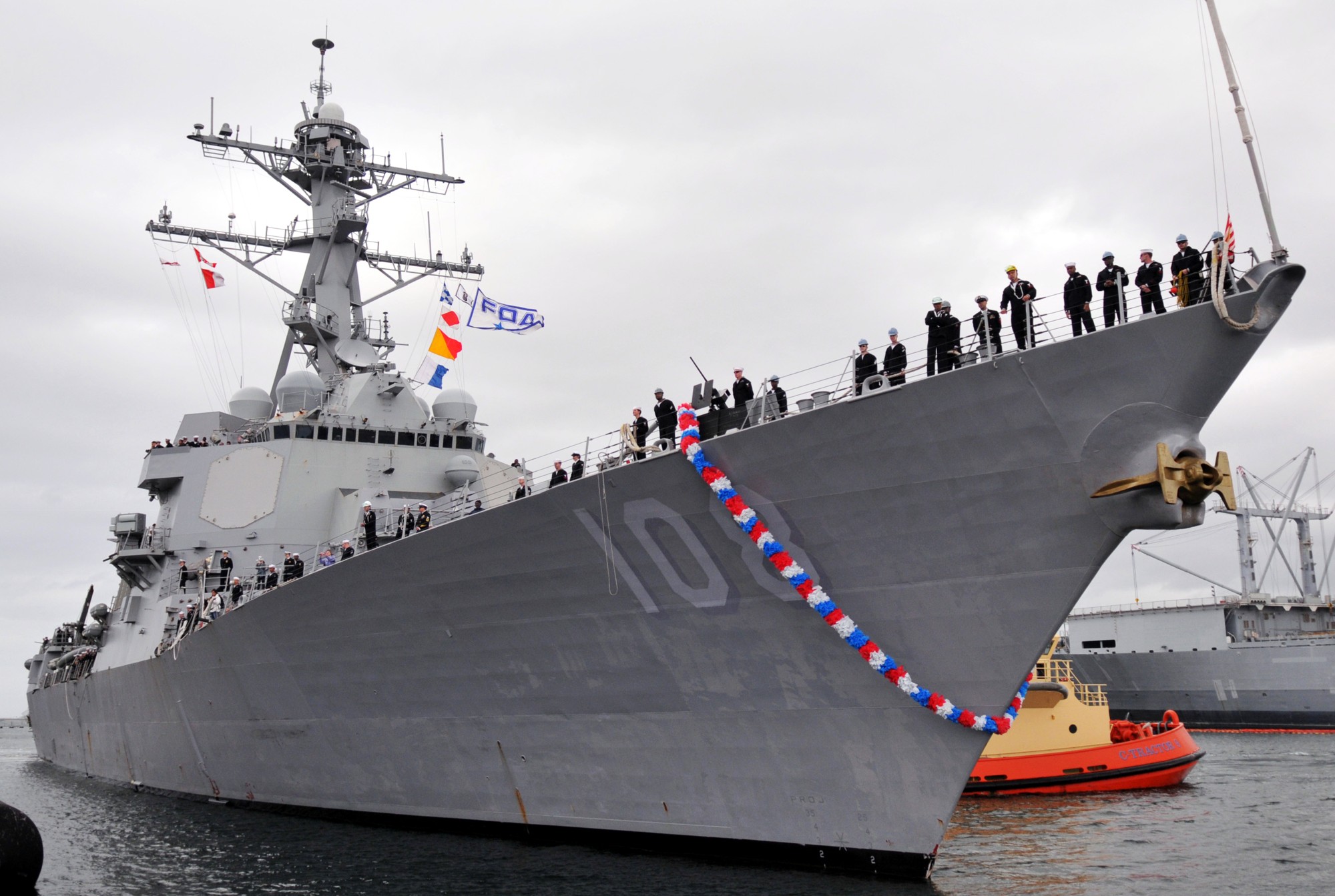 ddg-108 uss wayne e. meyer arleigh burke class guided missile destroyer aegis us navy san diego 18p