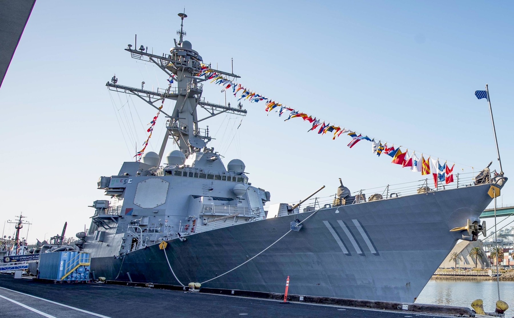 ddg-111 uss spruance arleigh burke class guided missile destroyer aegis us navy los angeles fleet week 57