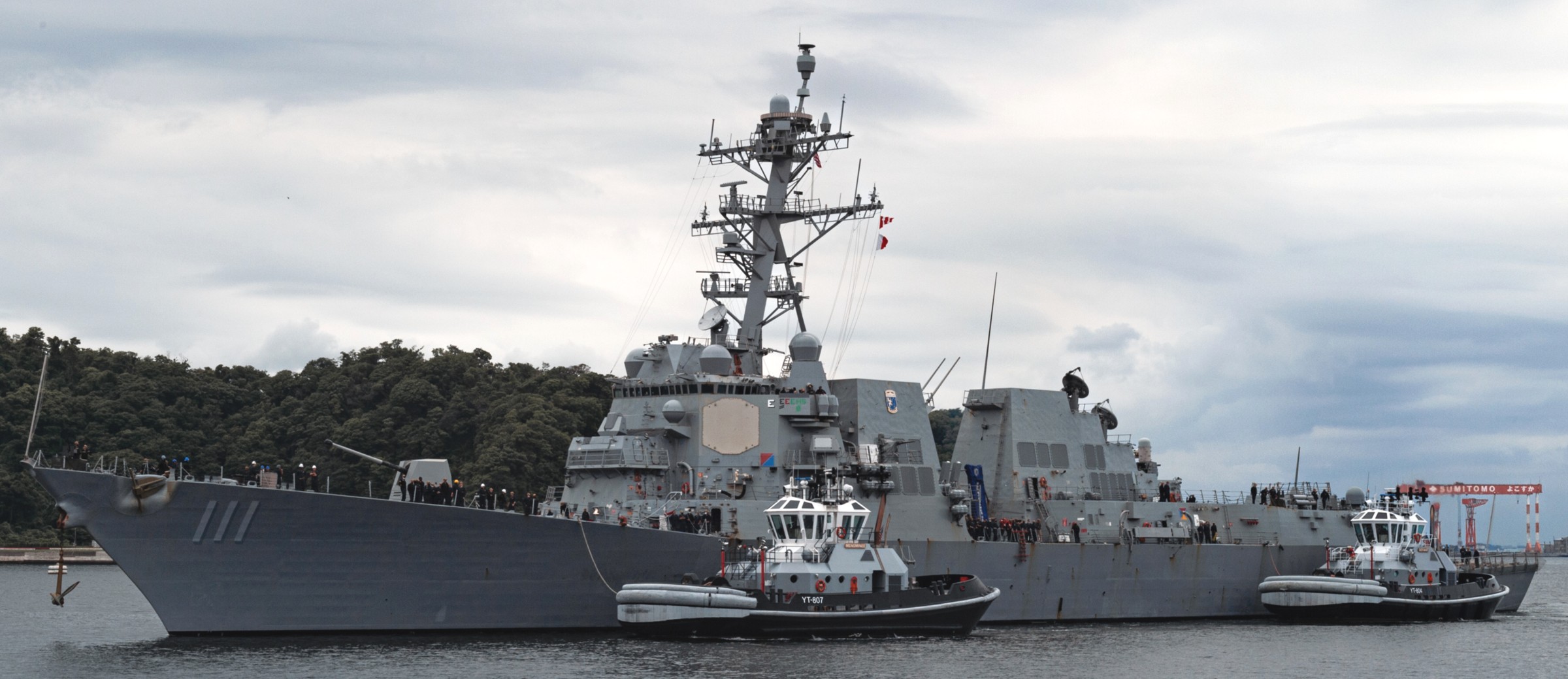 ddg-111 uss spruance arleigh burke class guided missile destroyer aegis us navy fleet activities yokosuka japan 63