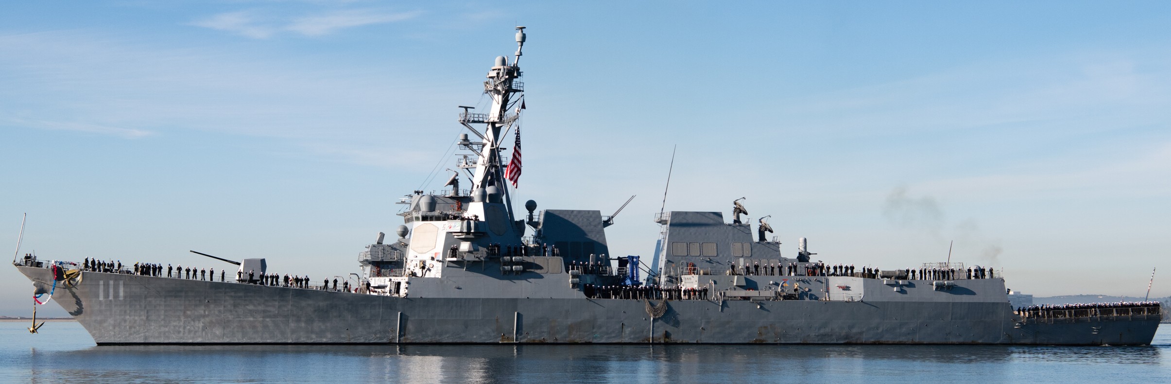 ddg-111 uss spruance guided missile destroyer returning san diego california 2024 85