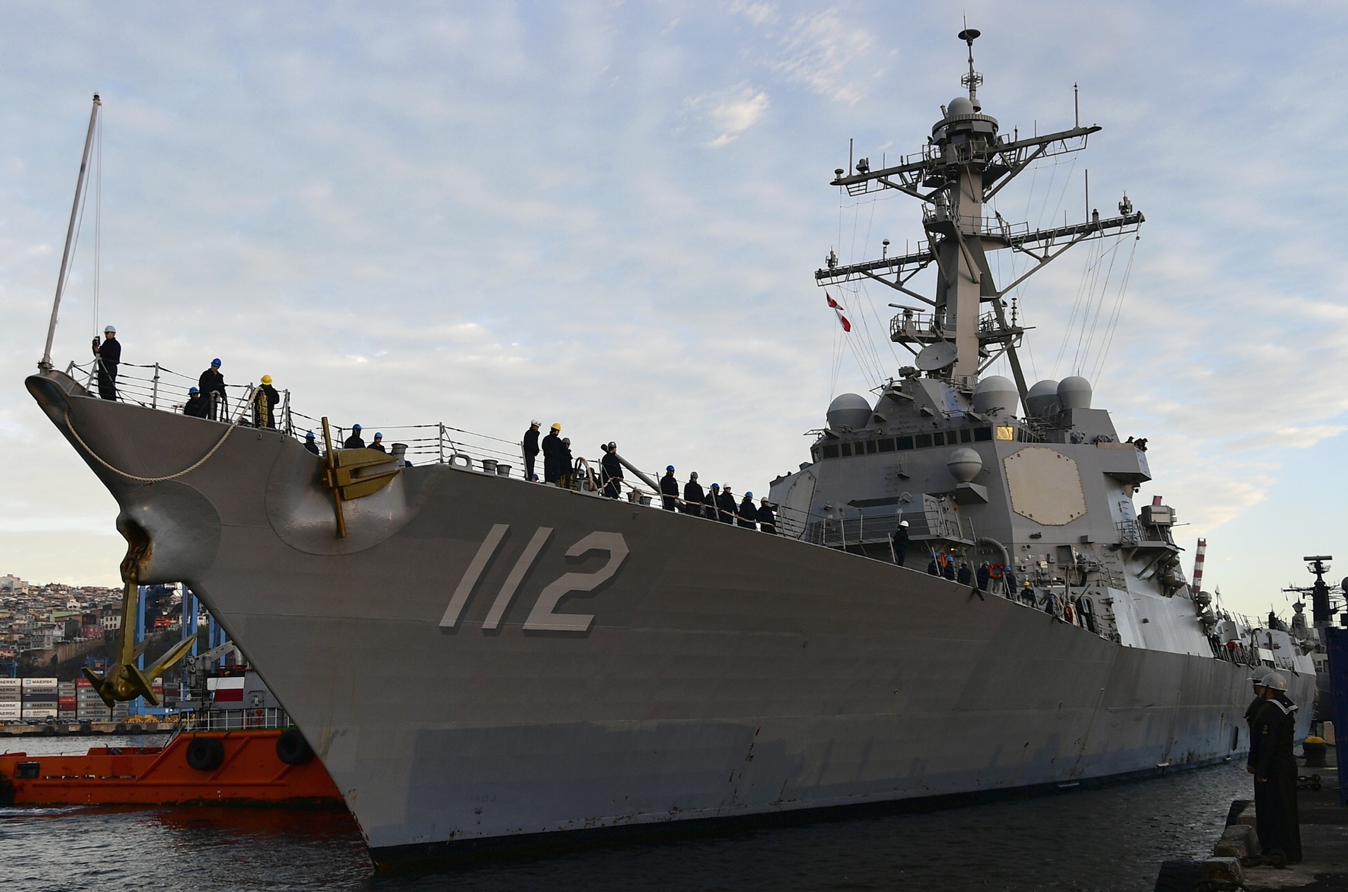 ddg-112 uss michael murphy arleigh burke class guided missile destroyer aegis us navy valparaiso chile unitas 60