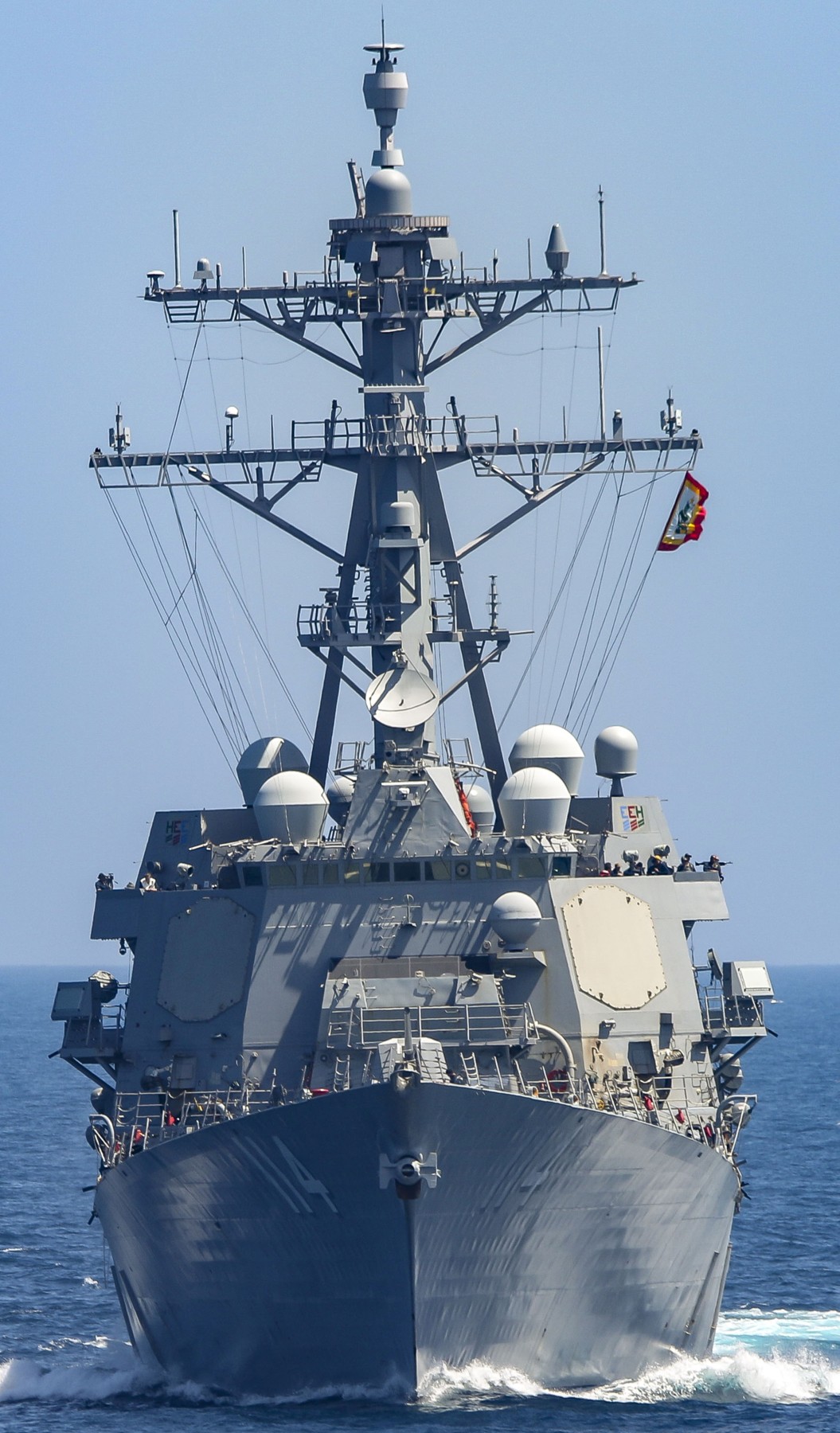 ddg-114 uss ralph johnson arleigh burke class guided missile destroyer sea of japan 58