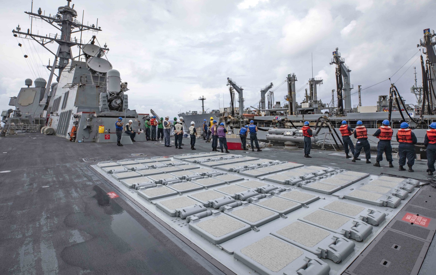 ddg-114 uss ralph johnson arleigh burke class guided missile destroyer mk.41 vertical launching system vls 65