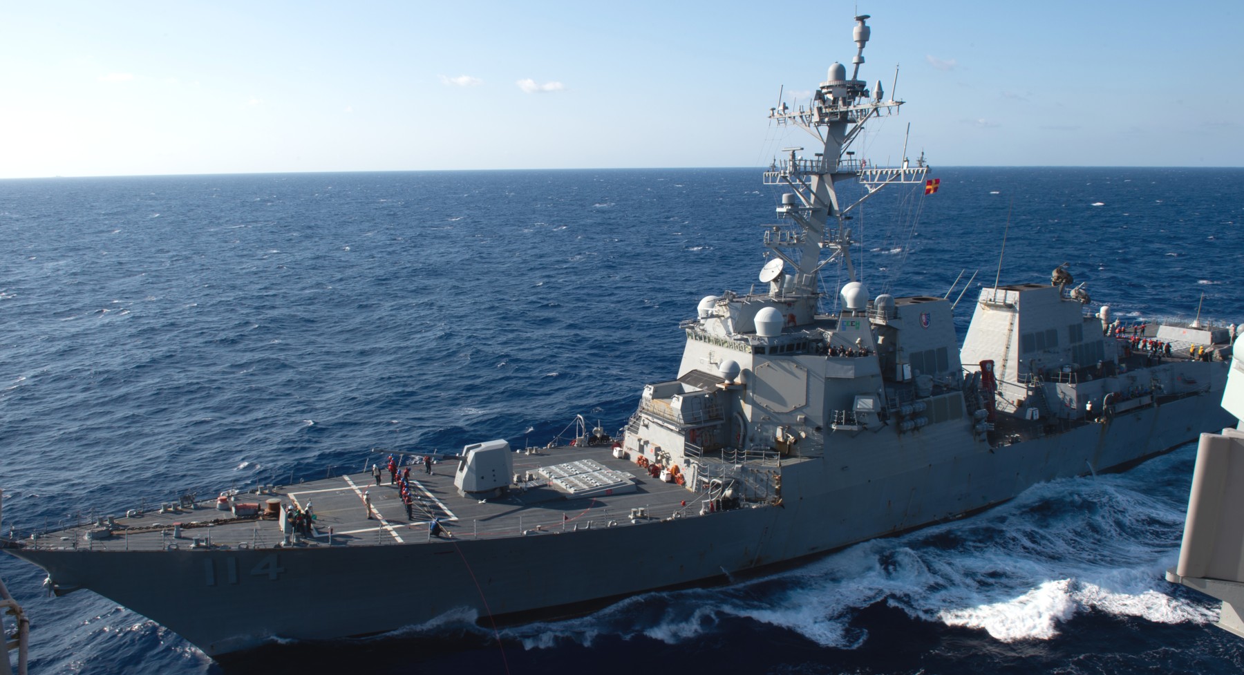 ddg-114 uss ralph johnson arleigh burke class guided missile destroyer south china sea 2024 73