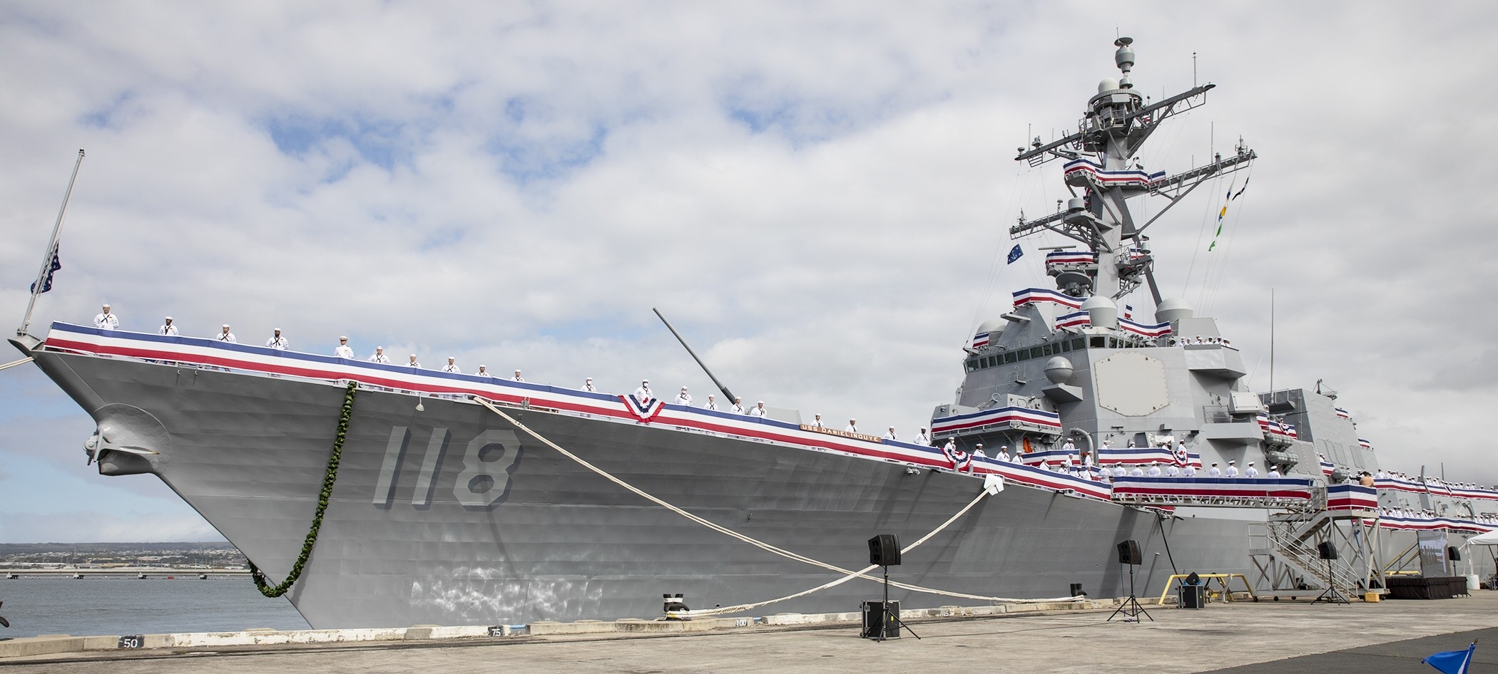 DDG-118 USS Daniel Inouye Arleigh Burke class Destroyer Navy