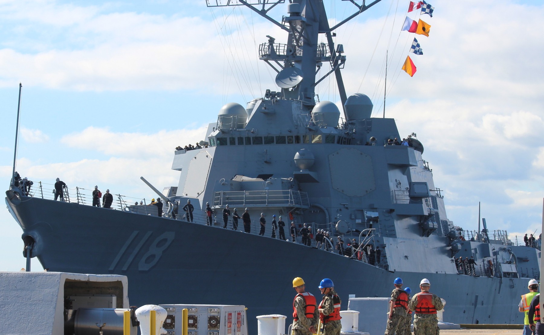 ddg-118 uss daniel inouye arleigh burke class guided missile destroyer naval station newport rhode island 43