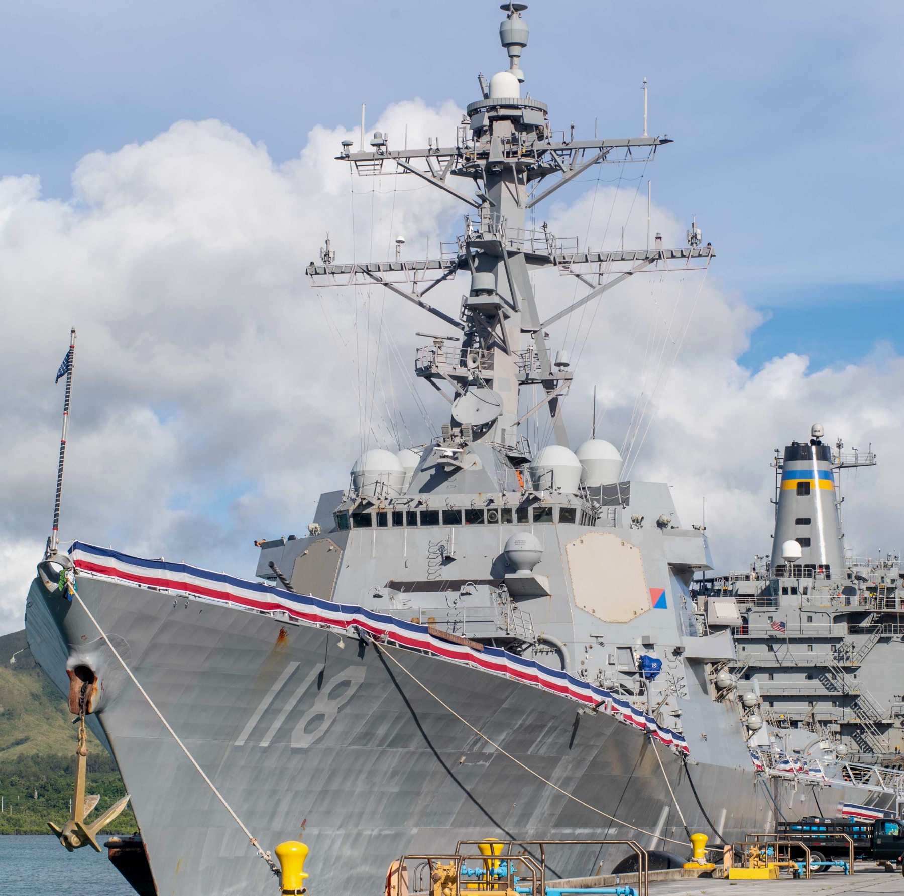 ddg-118 uss daniel inouye arleigh burke class guided missile destroyer naval base guam 2024 apra 57