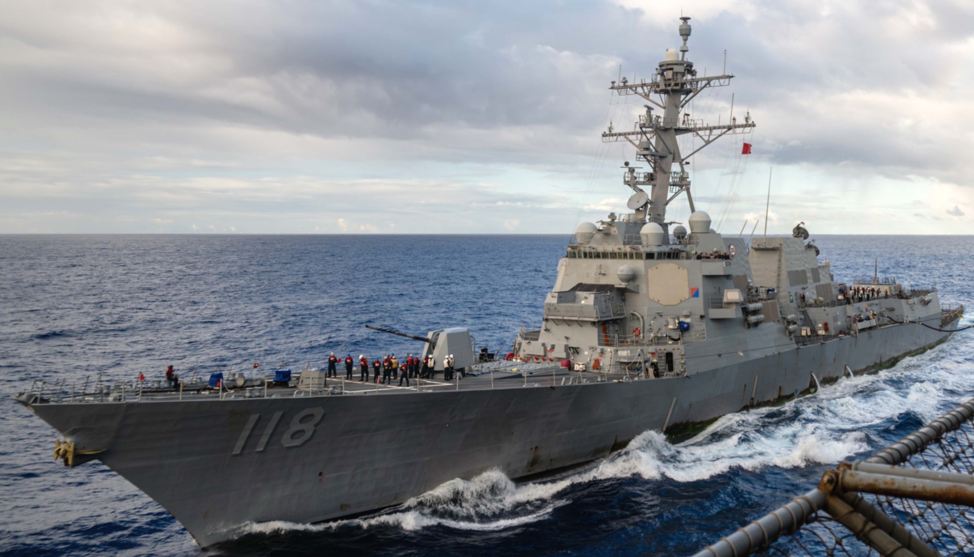 ddg-118 uss daniel inouye arleigh burke class guided missile destroyer pacific ocean 2024 58