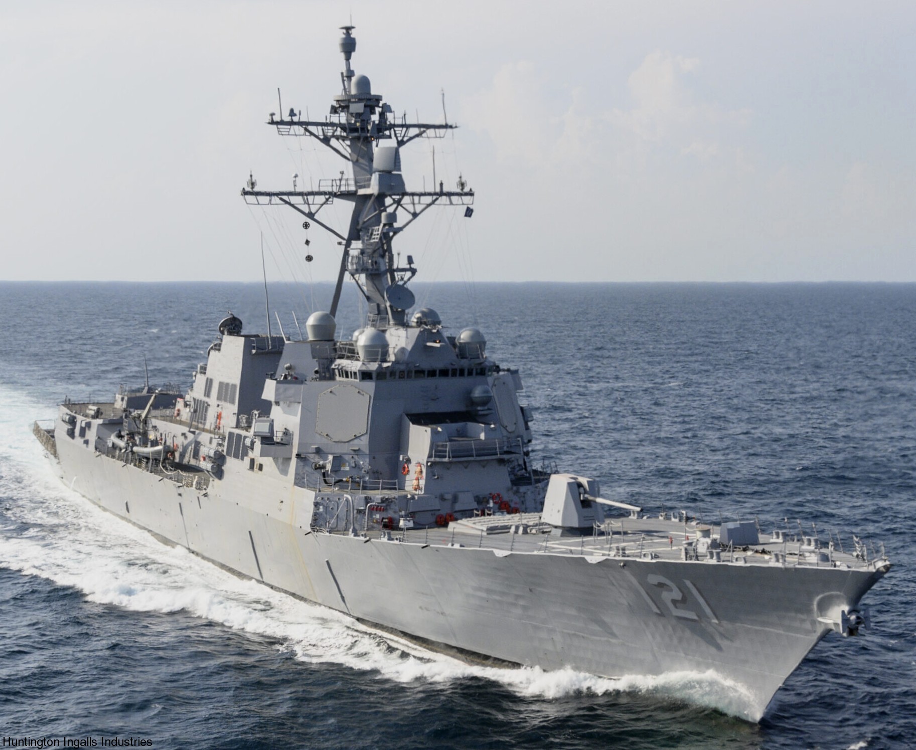 ddg-121 uss frank e. petersen jr. arleigh burke class guided missile destroyer us navy aegis 09 trials huntington ingalls