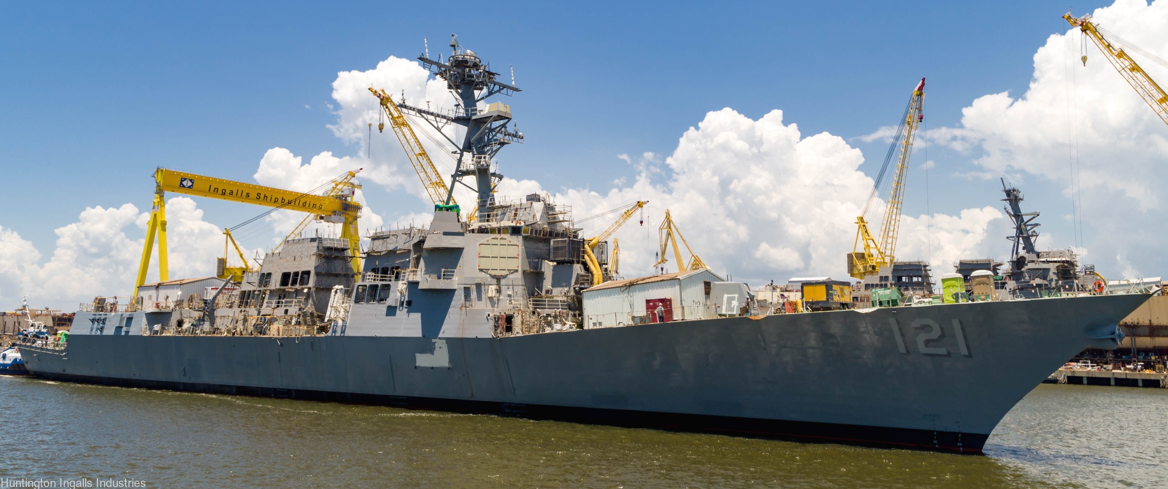 ddg-121 uss frank e. petersen jr. arleigh burke class guided missile destroyer us navy aegis 10 huntington ingalls pascagoula