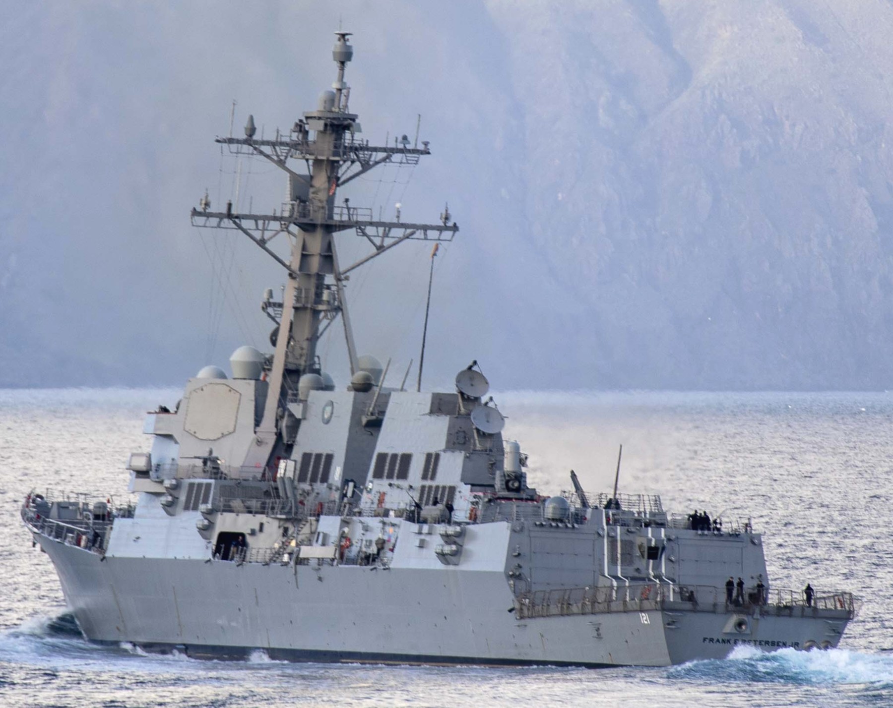 ddg-121 uss frank e. petersen jr. arleigh burke class guided missile destroyer 29