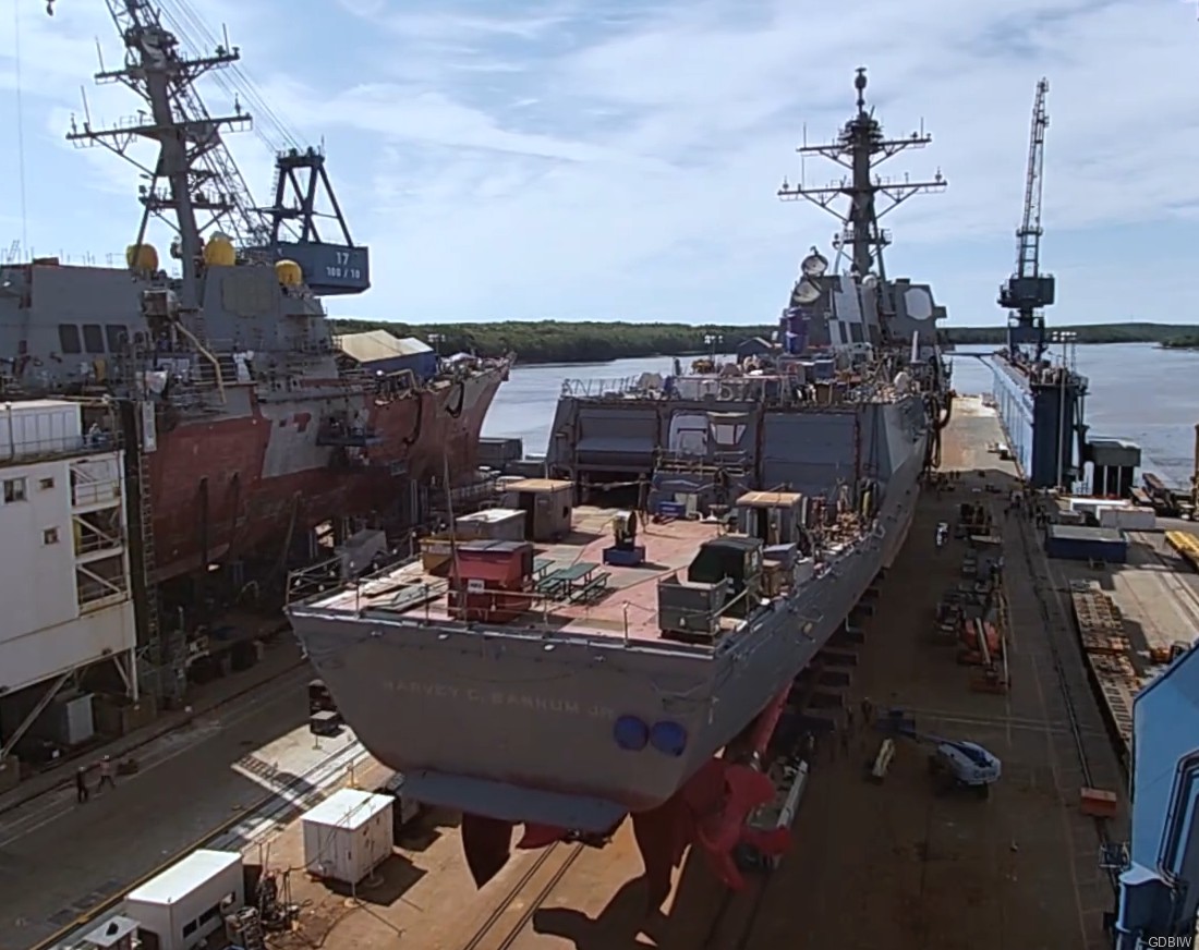 ddg-124 uss harvey c. barnum arleigh burke class guided missile destroyer aegis us navy gdbiw 11