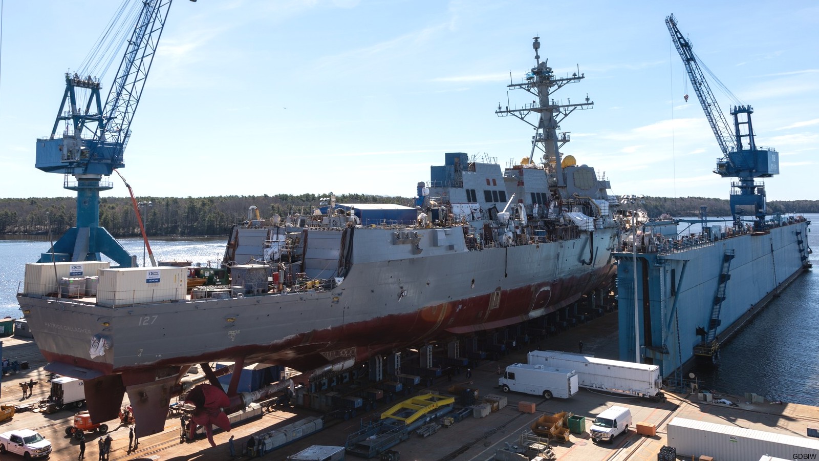 ddg-127 uss patrick gallagher arleigh burke class guided missile destroyer gdbiw bath iron works 07