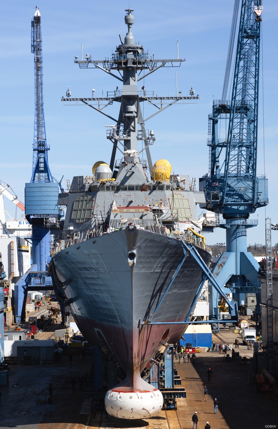 ddg-127 uss patrick gallagher arleigh burke class guided missile destroyer gdbiw bath iron works 10