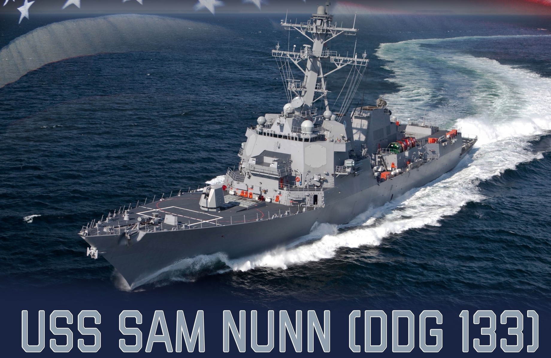 ddg-133 uss sam nunn arleigh burke class guided missile destroyer aegis us navy 02x