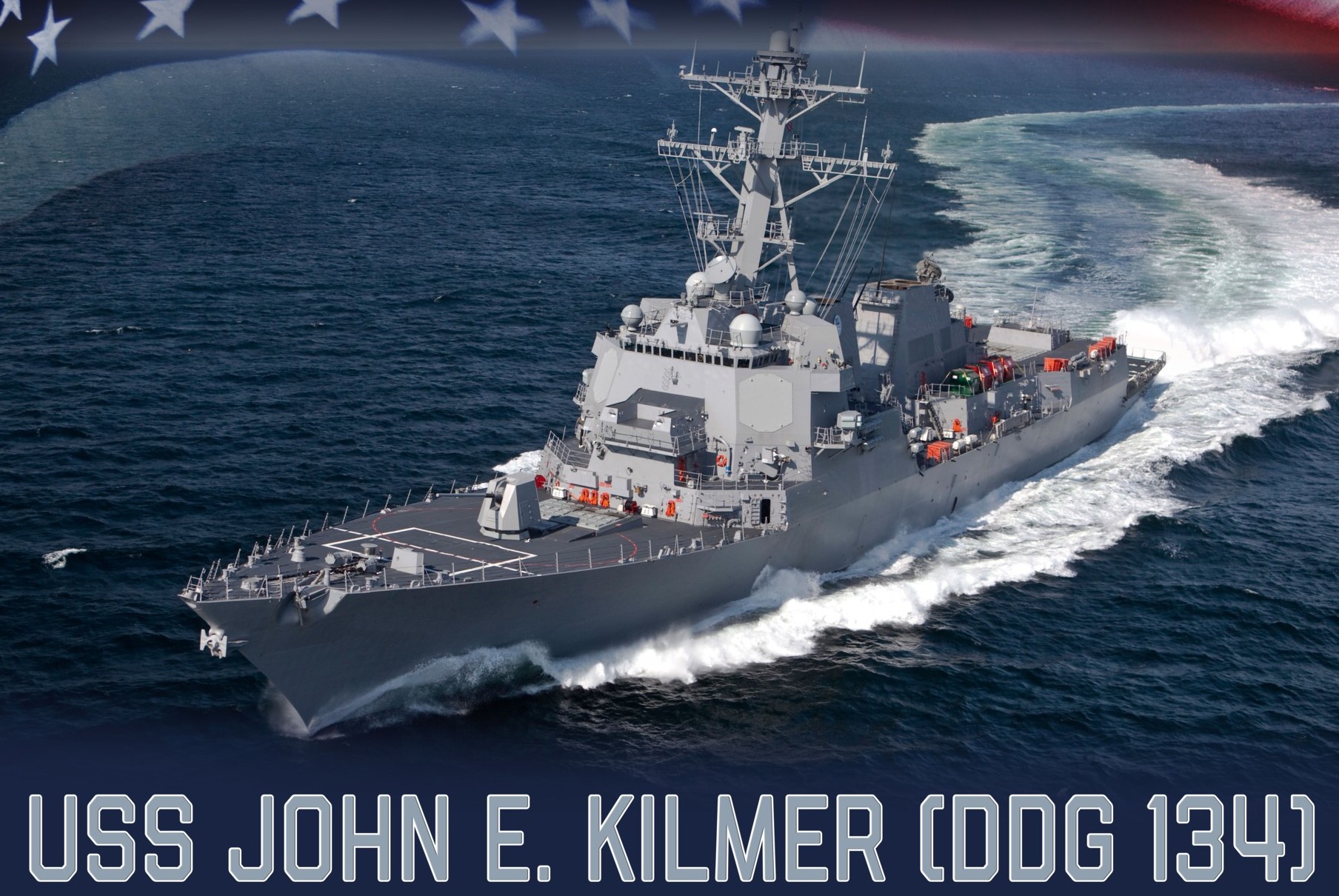 ddg-134 uss john e. kilmer arleigh burke class guided missile destroyer aegis us navy 02x