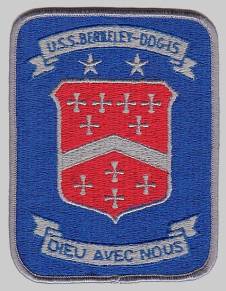 DDG-15 USS Berkeley patch crest insignia